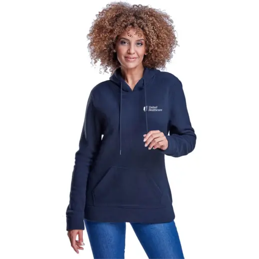 Ladies Dawson Polar Fleece Hooded Sweater Model